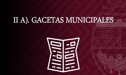 GACETAS MUNICIPALES
